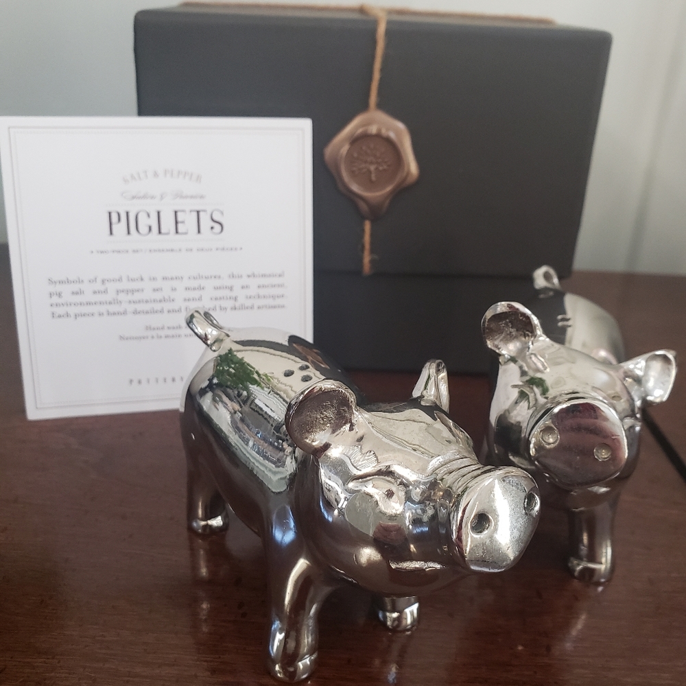 Pottery Barn Piglet Salt and Pepper Shakers